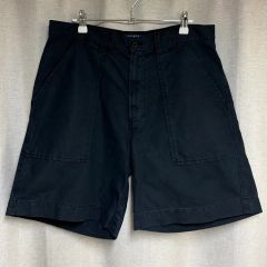 STUSSY】ワークショーツ ネイビー 32 ハーフパンツ - メルカリ