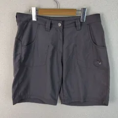 MAMMUT マムート ナイロンショーツ ハーフパンツ ワンポイントロゴ チャコール ASIA M メンズ 古着 テック系 ユーティリティのサムネイル