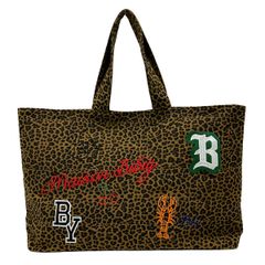 MAISON BIBIY♥️LEOPARD TOTE トートバッグ - メルカリ