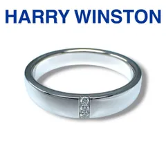 ハリーウィンストン リング スリーストーン バンドリング Pt950 18.5号 Harry Winston レディース ブランド 美品 Pt950×ダイヤモンド 3Pダイヤ 指輪 婚約指輪 結婚指輪 アクセサリー ジュエリー 女性用 SA/未使用に近いのサムネイル