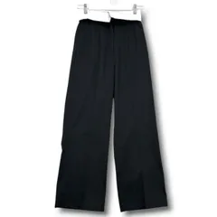 Darich ダーリッチ ウエストデザインパンツ ウエスト折り返し ブラック 黒 サイズM レディース 通年 ゴーゴー古着マルイ草加店 18 No.久2062のサムネイル