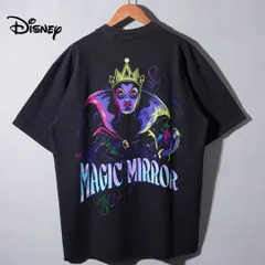 【デッドストック】 ディズニー Disney ヴィランズ Villains Tシャツ XL ブラック シングルステッチ エヴィルクイーン Evil Queen 海外限定モデル オーバーサイズ ビッグシルエット 古着 T130
