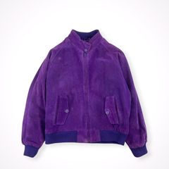 Supreme コーデュロイ ジップアップ ジャケット パープル M - メルカリ