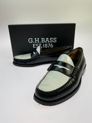 極美品】G.H.BASS ラーソン 緑✕白 ローファー US8 - メルカリ