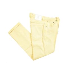 PT TORINO DENIM 피티토리노데님/REGGAE 레게 TAPERED FIT 테이퍼드 피트 데님 청바지 5 포켓 팬츠 봄 여름 맨즈 코튼 스트레치 옐로우 이탈리아제 PT05 437490