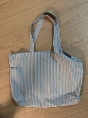 GAP ギンガムチェック トートバッグ ネイビー | Mercari