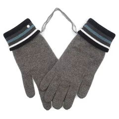 エルメス Hツイスト ニット カシミヤ 100％ グリ グレー 手袋 グローブ Lサイズ 箱付 HERMES（新品・未使用品）のサムネイル
