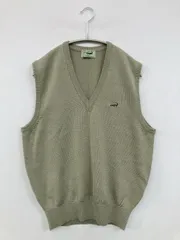Crocodile クロコダイル ベスト L グレー 無地 ワンポイント メンズのサムネイル