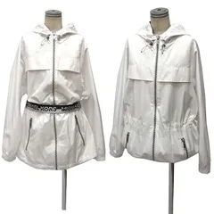 MICHAEL KORS マイケルコース ロゴテープジャケット ペニーバック ウエストポーチ付 フードジャケット Mサイズ レディース 美品 aq12996のサムネイル