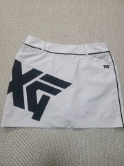 PXGゴルフレディーススカート ビッグロゴSサイズホワイト - メルカリ