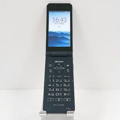 docomo F-01M らくらくホン 本体 ネイビー - メルカリ