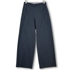 HELIOPOLE エリオポール MARINE PANTS パンツ ストライプ柄 ネイビー 紺 サイズ36 レディース 春 夏 ゴーゴー古着マルイ草加店 18 No.久2067のサムネイル
