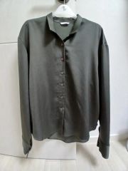 ジェンヌ 付け襟バイカラーブラウス 半袖 2way M - メルカリ