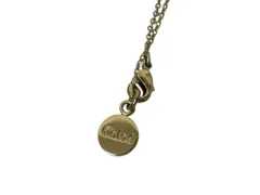 Chloe (クロエ) ネックレス リング ロゴ イタリア製 ゴールド レディース/025のサムネイル