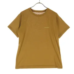 美品 mont-bell モンベル ワンポイント 半袖 Tシャツ Ｌ ブラウン系 レディース 古着