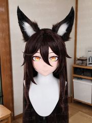 ラギー・ブッチ ウィッグ コスプレ ツイステ つけ耳 尻尾 ㉘ - メルカリ