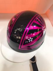 SP TADAO ALFA RAYS ジェットヘルメット ピンク パープル女子用 SP TADAO ALFA RAYS ジェットヘルメット ピンク パープル女子用 - メルカリ