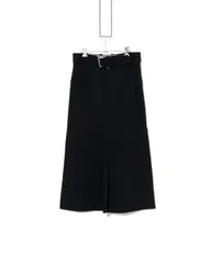 Yohji Yamamoto FEMME　ヨウジヤマモト ファム　ウールバック3DポケットベルテッドスカートFU-S04-103_iD260528-006のサムネイル