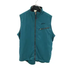 L.L.Bean エルエルビーン 90s USA製 オールド ベスト M 青緑系 アウトドア メンズ 古着