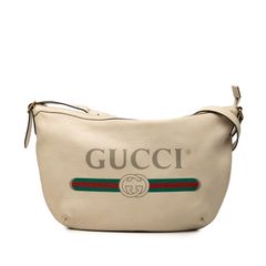 GUCCI ホーボーバッグ ビッグロゴ ハーフムーン シェリー ショルダー 