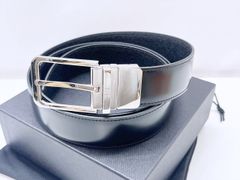 VERSACE ヴェルサーチ レザーベルト パドロック チャック ファスナー 