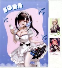 [중고] 상품 세트 솔라 & 코코아 & 에이드 클리어 파일 & 포토 스타일 카드 세트 [이치 반 쿠지 승리의 여신 : NIKKE CHAPTER7] K 상