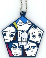 [중고] 스트랩 집합 (섹션 통과자 6th CLEAR TEAM) 러버 스트랩 [이치 반 쿠지 블루 록 아데 쵸나루 · 타이무!] G 상