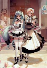 [중고] 클리어 포스터 클리어 포스터 프리버티 & 에이드 (PERFECT MAID) [이치 반 쿠지 승리의 여신 : NIKKE CHAPTER7] H 상