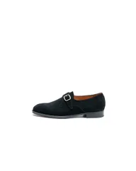 F.LLI Giacometti　フラテッリジャコメッティ　ROSSA SUPER BUCK NERO　箱ありFG4983.016 シングルモンクストラップシューズのサムネイル