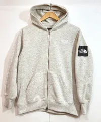 THE NORTH FACE(S) スクエアロゴフルジップパーカー 白 NT61836 メンズ ノースフェイス K5-151