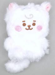 [중고] 봉제인형 마스코트 봉제인형 배지 RJ(진/페르시아) BABY Little Friends 탄탄 마스코트 캣 시리즈 [BT21]