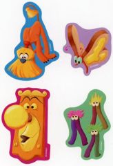 [중고] 씰・스티커 집합 씰・스티커 다이컷(4장 세트) Sticker Collection [후지기의 나라의 앨리스] 디즈니 스토어 한정