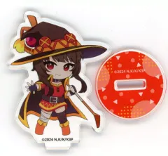 【中古】アクリルスタンド・アクリルパネル めぐみん ミニキャラアクリルスタンドフィギュア 「くじ引き堂 この素晴らしい世界に祝福を!3 オンラインくじ」 C-5賞