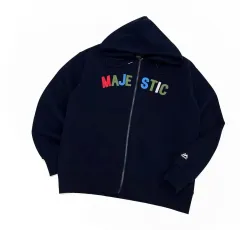 ヴィンテージ フードジップアップ マジェスティック フードジップアップ フードTシャツのサムネイル