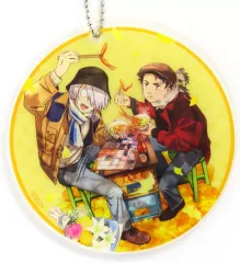 【中古】コースター 鬼太郎の父＆水木 アクリルコースターボールチェーン付 「鬼太郎誕生 ゲゲゲの謎 ゲゲゲ忌2025」のサムネイル