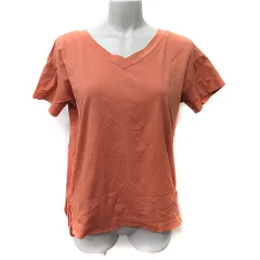 ベイフロー BAYFLOW Tシャツ カットソー Vネック 半袖 2 M レンガ /YIのサムネイル