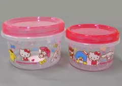 【中古】マグカップ・湯のみ 15.保存容器セット 「サンリオ当りくじ サンリオキャラクターズ当りくじ」