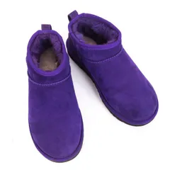 アグUGG CLASSIC ULTRA MINI ショートブーツ 紫24のサムネイル