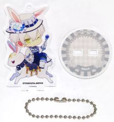 [중고] 키홀더 후미즈키 하야 [츠키우타.극장판 RABBITS KINGDOM THE MOVIE×애니메이트 카페 스탠드 이케부쿠로 4호점 트레이딩 아크릴 스탠드 키홀더]