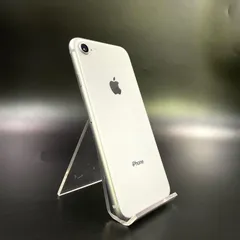 iPhone 8 64GB シルバー au SIMフリー 白ロム 美品 動作確認済 100%【全額返金保証】【最速発送】