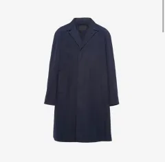 50 PRADA トレンチコート ネイビーのサムネイル