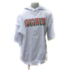 ディッキーズ Dickies パーカー プルオーバー 五分袖 F 白 ホワイト /YIのサムネイル