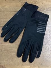 KD617 라파 Rapha PRO TEAM WINTER GLOVES 긴 손가락 겨울 장갑 블랙 사이즈 불명 뒷 기모