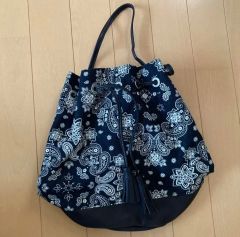 KOUHEI TERRAI コウヘイテライ ヴィンテージバンダナ巾着バッグ KOUHEI