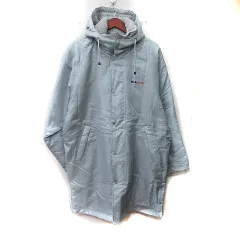 フィラ FILA 中綿コート 裏ボア フード L グレー /YI