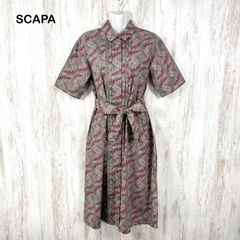 SCAPA リバティ パッチワーク ワンピース - メルカリ