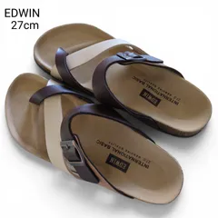 EDWIN エドウィン メンズ サンダル 27.0cm GENUINE QUALITY ブラウンのサムネイル