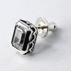 Justin Davis ジャスティンデイビス 925 シルバー ピアス 片耳 研磨済】 JUSTIN DAVIS シルバー ストーン ピアス 片耳 K18 silver925