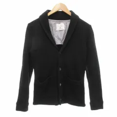 スリック SLICK 美品 ショールカラーカーディガン リブニット 1 黒 ブラック /IUのサムネイル