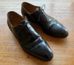 美品 アナトミカAlden モックトゥ レジーナカーフ 7ハーフC - メルカリ